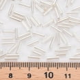 thumbnail image 4 of 1Pound Plated Glass Bugle Beads Metallic Colours Floral White 6~7x2mm Hole: 1mm 10000pcs/Pound, 4 of 5