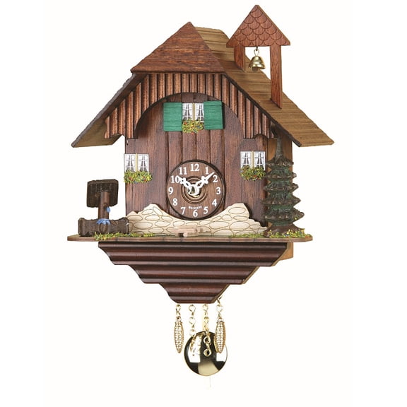 Kuckulino Black Forest Clock Black Forest House with quartz movement and cuckoo chime TU 2039 PQ