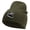 Olive, variant on Great Wall Of China Embroidered 8 inch Acrylic Short Blank Beanie - Red OSFM