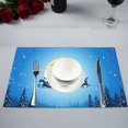 thumbnail image 1 of BSDHOME Santa Claus Table Placemat Food Mat 12x18 Inches, 1 of 4