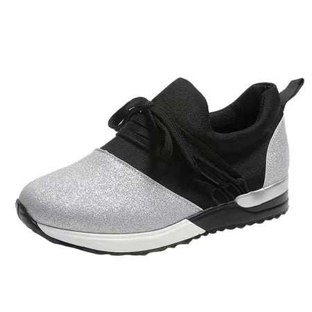 

TAIAOJING Women s Sneakers Shoes Mesh Fabric Sports Shoes Warm Non-Slip On Shoes Zapatillas