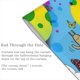 thumbnail image 5 of Cortina de puerta de Adventure Time para puerta, cortina opaca con estampado de patrón, cortina divisoria de ambientes, tapiz para decoración del hogar, 34" de ancho x 56" de largo, 5 of 7