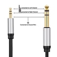 thumbnail image 2 of Adaptador de línea de Audio de 3,5mm a 6,35mm Ehuebsd accesorios dorados de cobre, 2 of 6
