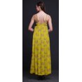 thumbnail image 3 of Bimba Rayon Bird Printed Spaghetti Strap Sleeveless Womenâ€™s Cami Maxi Slip Swing Dress-XXX-Large, 3 of 4