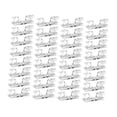 thumbnail image 2 of 100 piezas de clips para cables, organizadores de cables, soportes versátiles para cables. Claro, 2 of 9