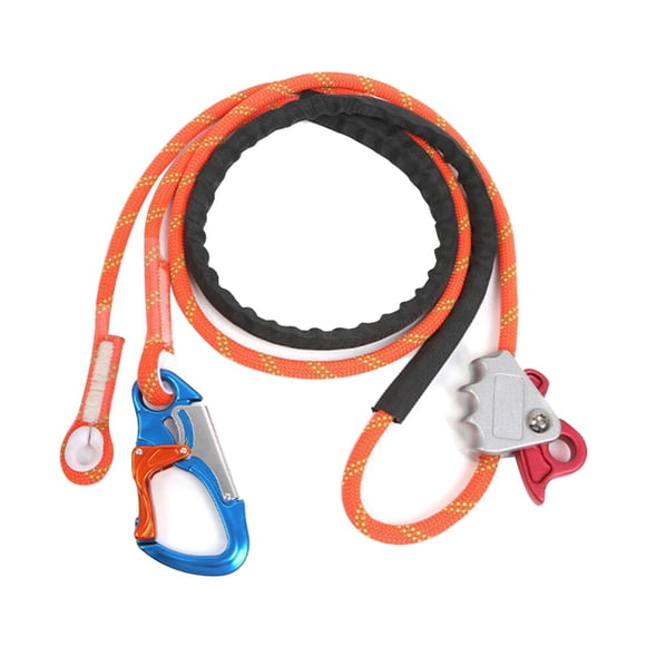 Almencla Arborist Work Positioning Lanyard Tree Rock Climbing Fall Protection With type5