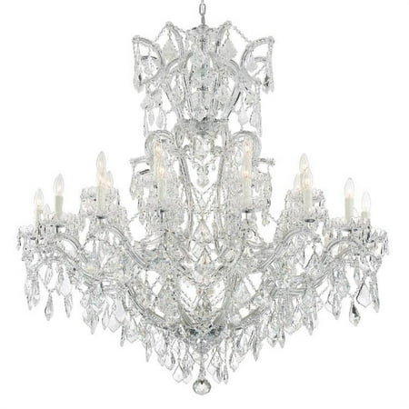

Barclay Avenue Twenty Four Light Chandelier in Classic Style 46 inches Wide By 48 inches High-Swarovski Strass Crystal Type-Polished Chrome Finish
