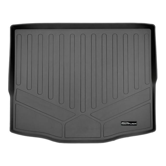Smartliner SD2477 All Weather Custom Trunk Floor Mat Behind 2nd Row Cargo Liner for 2020-2021 Ford Escape, Gray