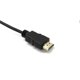 thumbnail image 3 of HDMI to VGA Converter Cable Adapter for PC Laptop TV Monitor, D-Sub Male Video Audio Adapter with Gold Plated Connectors (1m/3m, Black), 3 of 5