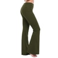 thumbnail image 2 of Zormilly Yoga Pants Women Winter Fleece Lined Elastic High Waisted Flare Pants with Pockets Stretchy Soft Sport Pants, S-2XL, 2 of 8