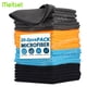 thumbnail image 2 of 2-20 paños de limpieza de microfibra, suaves y absorbentes, para limpiar ventanas de cocina, reutilizables, para el hogar, 2 of 5