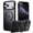 Black, variant on ELEHOLD Case for For iPhone 17 Pro Magnetic Clear 360° Ring Stand Protection Case Rugged Cover,Compatible With Mag-Safe Accessories ,Clear
