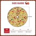 thumbnail image 2 of Fotbe Fruits And Vegetables Pattern Christmas Tree Skirt, Tree Skirts Plush Christmas Decorations, Christmas Tree Skirts Xmas Decorations Holiday Party Decor-30", 2 of 6