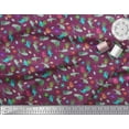 thumbnail image 2 of Soimoi Poly Georgette Fabric Coral,Whale & Starfish Ocean Print Fabric by The Yard 42 Inch Wide, 2 of 3