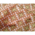 thumbnail image 4 of oneOone Silk Tabby Fabric Ethnic Geometric Flame Stitch Print Fabric By The Yard 42 Inch Wide, 4 of 4