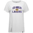 thumbnail image 2 of Women's Levelwear White Los Angeles Lakers Influx T-Shirt, 2 of 3