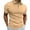 Khaki, variant on Swim Tops for Men Short Sleeve Mens T-Shirts White Cotton Summer Tops Casual Button-Downs Oversized Tshirts for Men Thick Cotton reorders