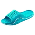thumbnail image 6 of Women's Vertico Slip-On Shower Slides Home Shoes - Beach, Pool, or House Sandals - Turquoise, 6 of 8