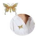 thumbnail image 2 of Artistics Butterfly Shaped Brooch Glossy Enameled Coating and Stone Detail Fashionable Jewelry Pieces for Daily Wear, 2 of 17