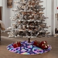 thumbnail image 5 of Daiia crystal Skull mushroom Drawing Merry Christmas Tree Skirt , Xmas Large Lace-up Tree Skirt, Santa Snowflakes Rustic Home Decorations New Year Party Farmhouse Decor-36", 5 of 7