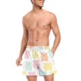 thumbnail image 3 of FORMRS Mens Swim Trunks Mesh Liner Quick Dry Casual Beach Board Shorts with Pockets, Sizes S-2XL, Cute Gummy Bears Pattern, 3 of 9