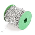 thumbnail image 3 of Rollo de 60 m de alambre de perlas galvanizadas para decoración de bodas, 3 mm + 8 mm (plateado)., 3 of 11