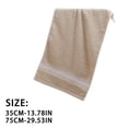 thumbnail image 3 of Celsvanis Bath Towel for Adults Thick Soft Highly Absorbent Quick Dry Lint Free Face Wash Towel Classic Household Bathroom Daily Use, Coffee, 3 of 5