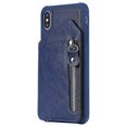 thumbnail image 1 of Pu Leather Cover For Iphone11 Pro Max Shockproof Case With Card Slot Blue Kds-989, 1 of 1