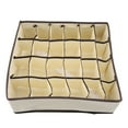 thumbnail image 1 of Foldable Storage Box Portable Durable Divider Case Container Organizer for Bra Underwear Sock Household products[24 Grids], 1 of 8