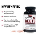 thumbnail image 3 of Force Factor Total Beets, Beet Root Capsule Alternative with Beetroot Powder for Blood Pressure, Circulation & Nitric Oxide, 120 Tablets (2 Pack), 3 of 11