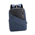 thumbnail image 3 of Mochila de negocios de gran capacidad, portátil para hombres, bolsa de viaje para la oficina y compras. Azul, 3 of 9