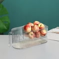 thumbnail image 3 of Caja organizadora multiusos, cesta escurridora decorativa, cesta de drenaje multicapa para frutas blanco, 3 of 6