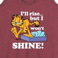 thumbnail image 3 of Garfield - Rise But Won't Shine - Women's Racerback Tank Top, 3 of 5