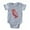 Heather Gray, variant on CafePress - Owl_Tr - Cute Infant Baby Football Bodysuit