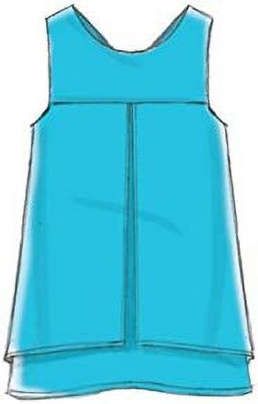 McCall's M7389 Misses' Sleeveless Tops with Overlays (SIZE 6-14) SEWING PATTERN