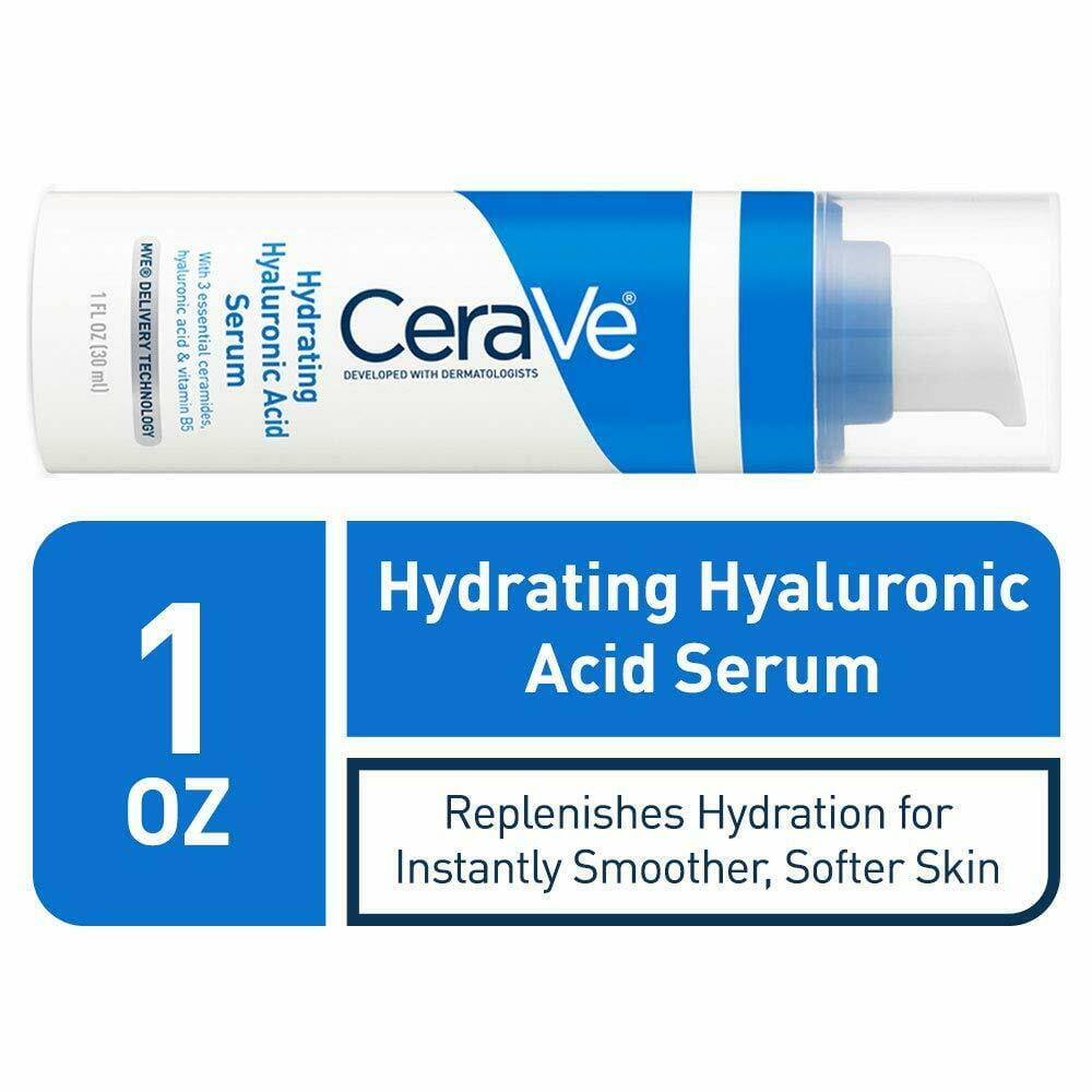CeraVe Hydrating Hyaluronic Acid Serum 1 oz (Pack of 6)
