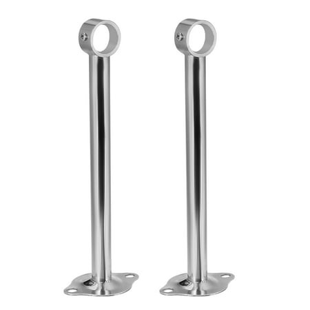 

Uxcell 26.5mm Pipe Dia 304 Stainless Steel Clothes Lever Bracket 2 Pcs