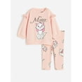 thumbnail image 4 of Trajes de manga larga de otoño para niñas de 1 a 6 años, sudadera con estampado de dibujos animados y pantalones, conjunto de dos piezas, trajes con estampado de Minnie, ropa de Disney, 4 of 4