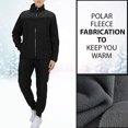 thumbnail image 3 of Women‘s 2 Piece Polar Fleece Sweater Jacket & Jogger Sweatpants Set, 3 of 5