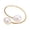 White 1, variant on Adjustable Rings for Women Gold Plated Imitation Pearl White Pink Purple Open Cute Stainless Steel Vintage Charm Elegant Statement Personalized Dainty Jewelry Purple 1