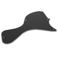 thumbnail image 3 of Guitar Pickguard Black 3 Layers PVC Plastic Pick Guard Musical Instrument Accessories, 3 of 8