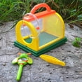 thumbnail image 3 of HEVIRGO Kids Insect Bug Cage with Tweezers Magnifier Backyard Exploration Critter Toy, 3 of 10