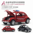 thumbnail image 6 of 1:32 Alloy Beetle police car fire truck Pull back car model hot selling children's toy gift, 6 of 8
