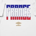thumbnail image 2 of Umbro Men's France Stacked Soccer T Shirt (White, S-XXXL), 2 of 4