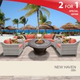 thumbnail image 2 of New Haven 8 Piece Outdoor Wicker Patio Furniture Set 08h, 2 of 7