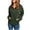 Green, variant on Fall Winter Corduroy Coats for Women Single-Breasted Lapel Long Sleeve Warmth Outwear with Pockets (Small, Gray)