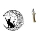thumbnail image 1 of Arte de pared,Estatua decorativa de pared de gato negro de metal,Figura de escritorio,Figuritas africanas,artesanías,artículos de escritorio coleccionables,Estatua de dama tribal,pieza de, 1 of 8