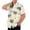 Ginger, variant on Hawaiian Shirts for Men Short Sleeve Button Down Summer Beach Shirt Casual Aloha Floral Print Shirt Yoga Tee Tops with Pocket,Ginger 3XL