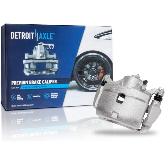 Detroit Axle - Front Right Disc Brake Caliper w/ Bracket Replacement for 2002 2003 2004 Honda CR-V Element