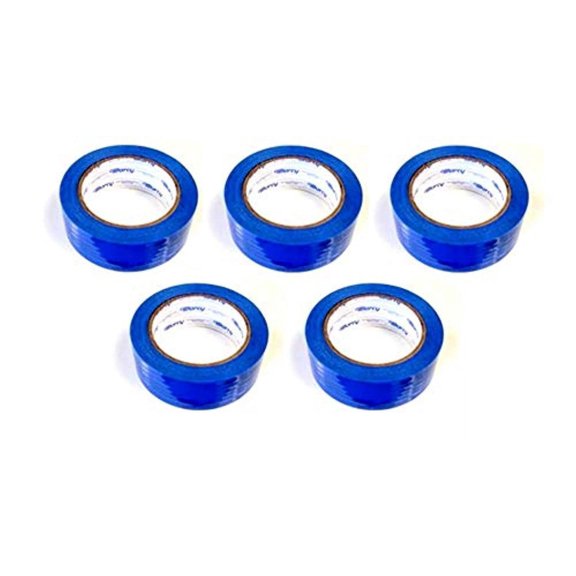 5 Rolls Auto Glass Securing Tape 1.5" x 108' Blue 24-Hour Message PerForated
